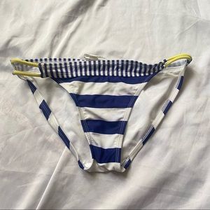 Old Navy Small Nautical Blue White Stripped Bikini Bottom Swim Swimwear
